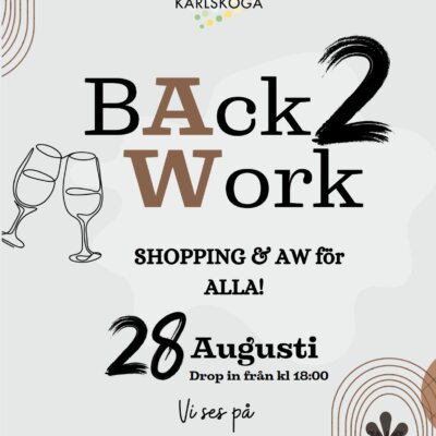 Back2Work AW 28 augusti-höstens STORA AW!
